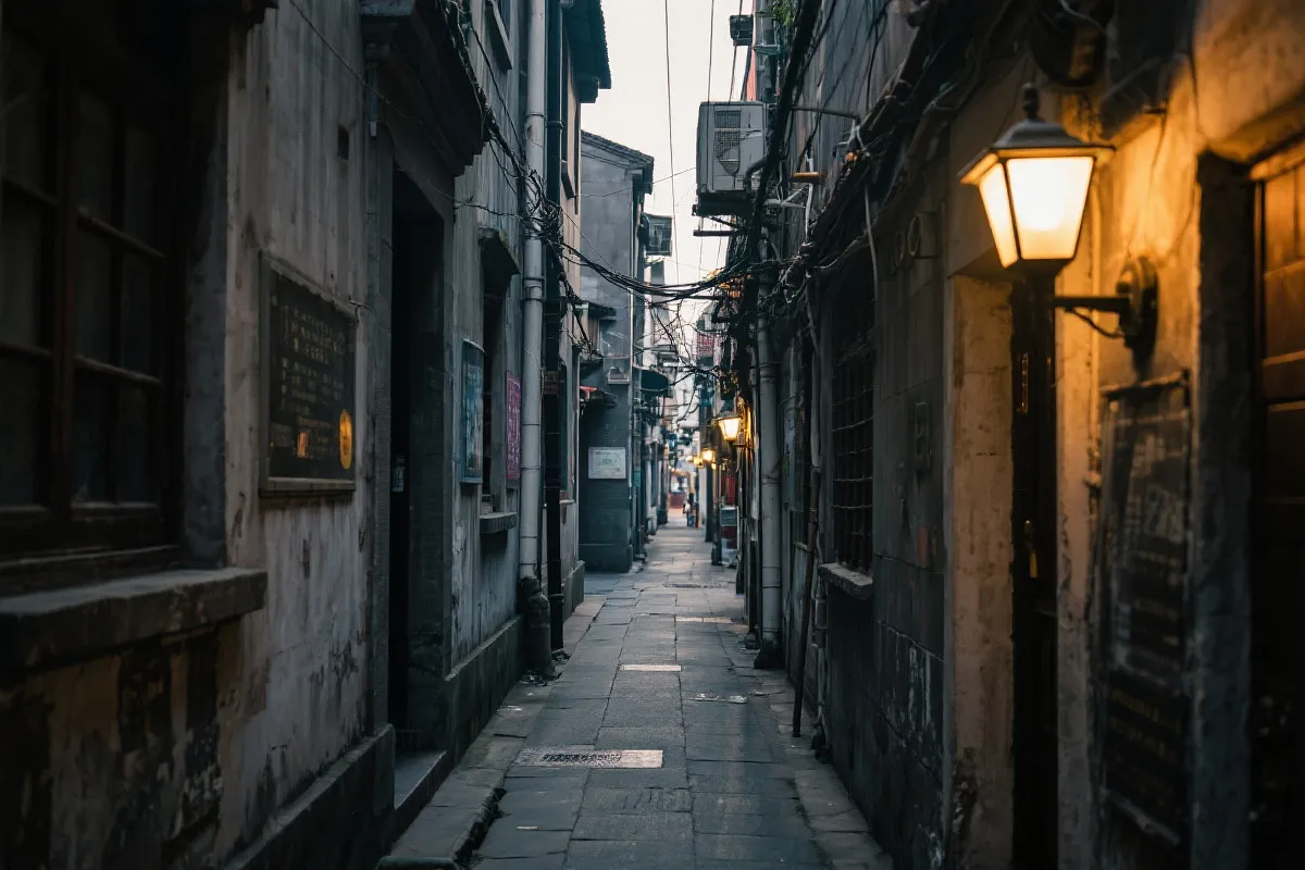 老上海里弄场景